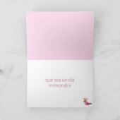 Feliz Cumpleaños en Tu Día Especial, geb. Bedankkaart (Binnen)