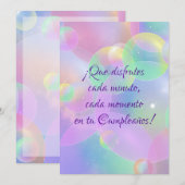 Feliz Cumpleaños! Feestdagenkaart (Voorkant / Achterkant)