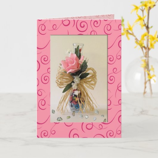 Feliz Cumpleaños Femenino Kaart (Gele Bloem)