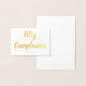 Feliz Cumpleaños Folie Kaarten (Display)