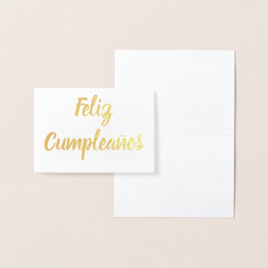 Feliz Cumpleaños Folie Kaarten (Display)