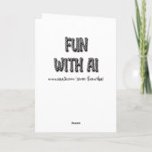 Feliz Cumpleaños Gelukkige Verjaardag in het Spaan Kaart (Achterkant)