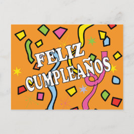 Feliz Cumpleaños Happy Birthday Briefkaart