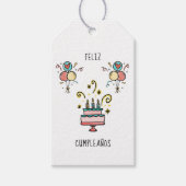 Feliz Cumpleaños | Happy Birthday Cadeaulabel (Voorkant)