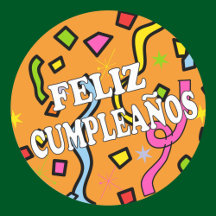 Feliz Cumpleanos Happy Birthday in het Spaans