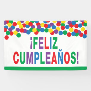 Feliz Cumpleaños Happy Birthday Spandoek