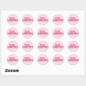 Feliz Cumpleaños hete roze Sticker (Vel)
