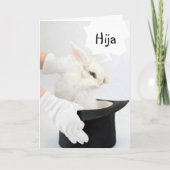 FELIZ CUMPLEANOS HIJA-HAPPY BIRTHDAY DAUGHTER KAART (Voorkant)