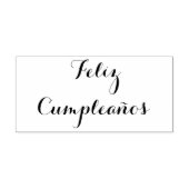 Feliz Cumpleaños - houtstempel Rubberstempel (Afrduk)