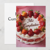 Feliz Cumpleaños Kaart (Voorkant / Achterkant)