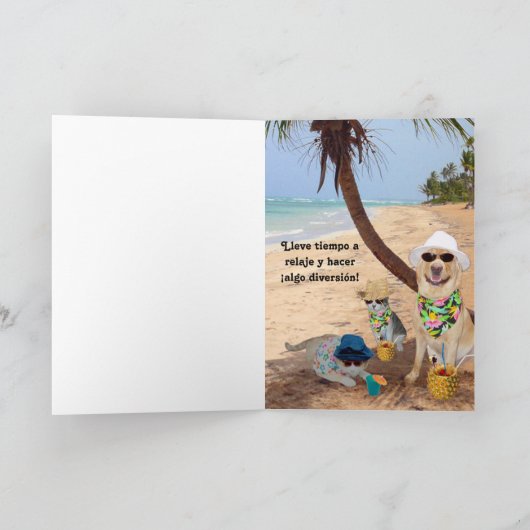 Feliz cumpleaños! kaart (Binnen)