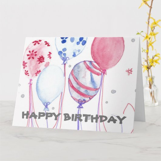 FELIZ CUMPLEAÑOS KAART (Gele Bloem)