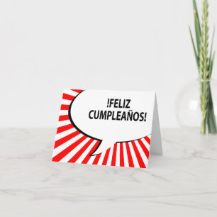 feliz cumpleanos komische zeepbel kaart