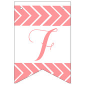 Feliz Cumpleaños - koraalkleur bunting vlag Vlaggetjes (Eerste vlag)