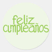 Feliz Cumpleaños limoen Sticker (Voorkant)