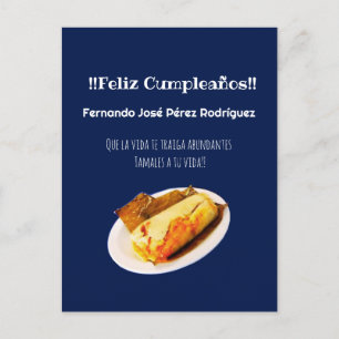 Feliz Cumpleaños naar El Comelón de Tamales Briefkaart