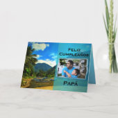 Feliz Cumpleaños Papá Mismaloya River 0344 Kaart (Voorkant)