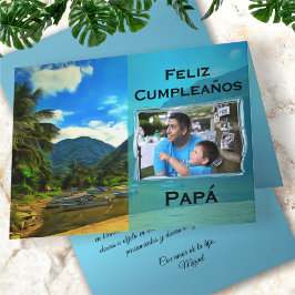 Feliz Cumpleaños Papá Mismaloya River 0344 Kaart