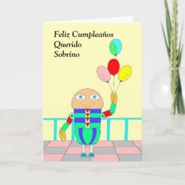 Feliz Cumpleaños Querido Sobrino Kaart