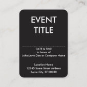 feliz cumpleanos rosquilla visitekaartje (Achterkant)