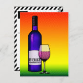 feliz cumpleanos salud briefkaart (Voorkant / Achterkant)