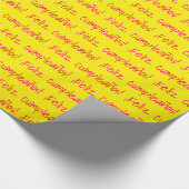 Feliz Cumpleaños Spaans Gelukkige Verjaardag Cadeaupapier (Hoek)