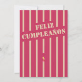Feliz cumpleaños Spaans wenskaart (Voorkant)