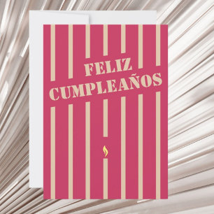 Feliz cumpleaños Spaans wenskaart