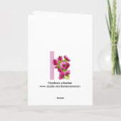 "feliz cumpleaños" Spaanse gelukskaart Kaart (Achterkant)