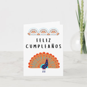 Feliz cumpleaños Spaanse verjaardag Kaart