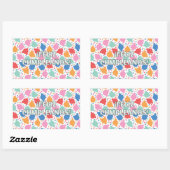 Feliz cumpleaños, Spaanse verjaardag Rechthoekige Sticker (Vel)