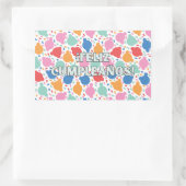 Feliz cumpleaños, Spaanse verjaardag Rechthoekige Sticker (Tas)