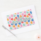 Feliz cumpleaños, Spaanse verjaardag Rechthoekige Sticker (Envelop)