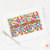 Feliz cumpleaños, Spaanse verjaardag Rechthoekige Sticker (Envelop)