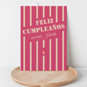 Feliz cumpleaños Spaanse verjaardagskaart