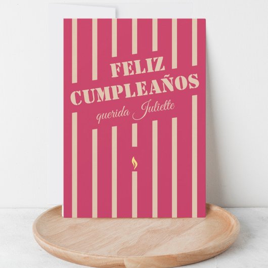 Feliz cumpleaños Spaanse verjaardagskaart