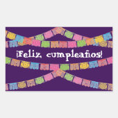 Feliz Cumpleanos Sticker (Voorkant)