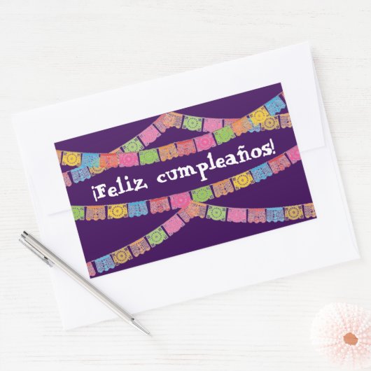 Feliz Cumpleanos Sticker (Envelop)