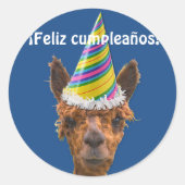 Feliz Cumpleanos Sticker (Voorkant)