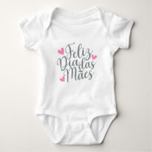 Feliz Dia Das Mães Happy Moederdag | Bodysuit
