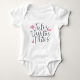 Feliz Dia Das Mães Happy Moederdag | Bodysuit