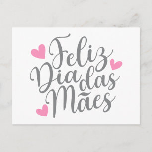 Feliz Dia Das Mães Happy Moederdag   BRIEFKAART