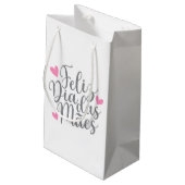 Feliz Dia Das Mães Happy Moederdag | Gift Bag Klein Cadeauzakje (Achterkant Gekanteld)