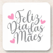 Feliz Dia Das Mães Happy Moederdag | ONDERZETTER (Voorkant)