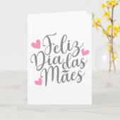 Feliz Dia Das Mães-Moederdag| Wenskaart Kaart (Gele Bloem)