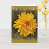 Feliz Dia DE La Madre 7 Kaart (Gele Bloem)