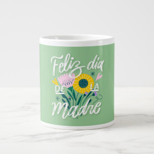 Feliz Día de la Madre Een bloemige viering van de  Grote Koffiekop