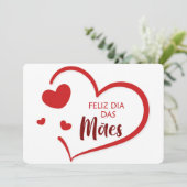 Feliz Dia De La Madre Holiday Kaart (Staand voorkant)