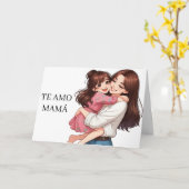 Feliz día de la madre kaart (Gele Bloem)