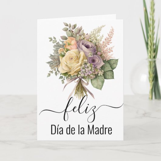 Feliz día de la madre Moederdag Spaans Kaart (Voorkant)